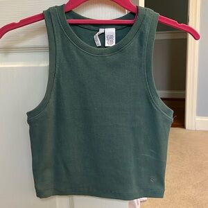 Dark green tank top